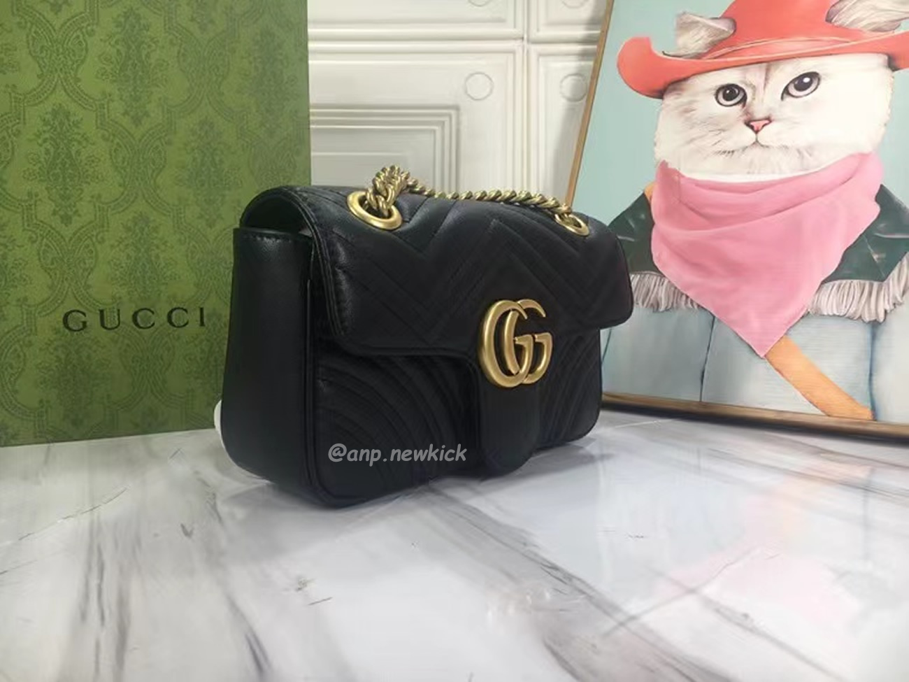 Gucci Gg Marmont Mini Shoulder Bag (9) - newkick.org